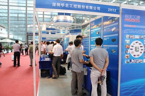 華北工控盛裝參與2012工業計算機及嵌入式系統展 